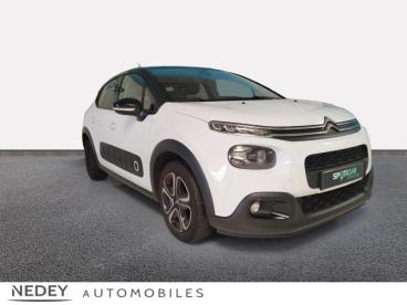 SPOTICAR Citroën C3 Puretech 110ch Shine S&s Occasion - Citadine Essence Blanc Banquise - Voujeaucourt - 1203878774_1