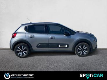SPOTICAR Citroën C3 Bluehdi 100ch, Boite Manuelle, Max Occasion - Citadine Diesel Gris Acier - Montlucon - 1203879375_4