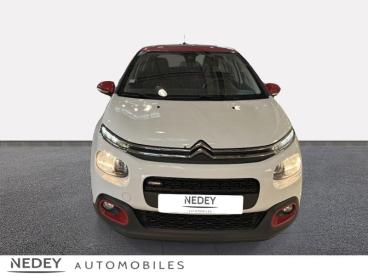 SPOTICAR Citroën C3 Puretech 110ch Shine S&s Occasion - Citadine Essence Blanc Banquise - Rouge Aden - Voujeaucourt - 1203883110_1