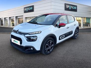 SPOTICAR Citroën C3 Puretech 83 S&s Bvm5 Shine Occasion - Citadine Essence Blanc - Carcassonne - 1203883295_1
