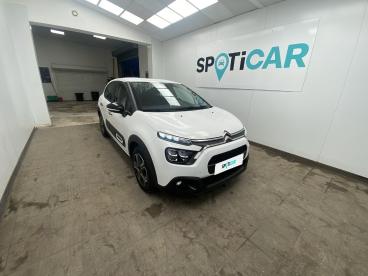 SPOTICAR Citroën C3 Bluehdi 100 S&s Bvm6 Shine Occasion - Citadine Diesel Blanc - Pessac - 1203884234_3