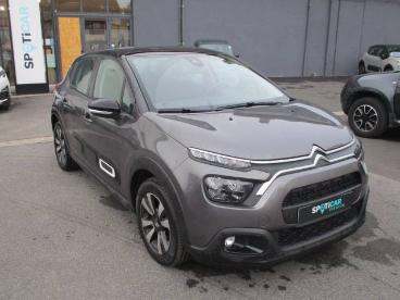 SPOTICAR Citroën C3 Puretech 110 S&s Eat6 Shine Occasion - Citadine Essence Gris Foncé - Saint Germain Les Arpajon - 1203884631_3