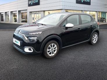 SPOTICAR Citroën C3 1.2 Puretech 83ch S&s You! Occasion - Citadine Essence Noir Perla Nera (n) - Ploermel - 1203886543_1