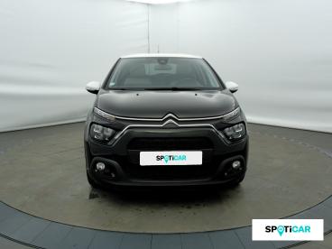 SPOTICAR Citroën C3 1.5 Bluehdi 100ch S&s Shine Pack E6.d Occasion - Citadine Diesel Noir Perla Nera (n) - Blanc Opale - Eybens - 1203886805_2