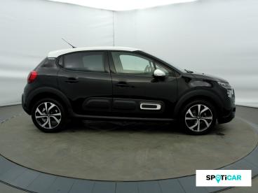 SPOTICAR Citroën C3 1.5 Bluehdi 100ch S&s Shine Pack E6.d Occasion - Citadine Diesel Noir Perla Nera (n) - Blanc Opale - Eybens - 1203886805_4