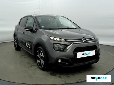 SPOTICAR Citroën C3 1.5 Bluehdi 100ch S&s Shine Pack E6.d Occasion - Citadine Diesel Gris Platinium (m) - Eybens - 1203886808_3