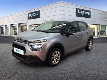 SPOTICAR Citroën C3 1.2 Puretech 83ch S&s Feel Pack Occasion - Citadine Essence Gris Acier (m) - Tille - 1203886821_1