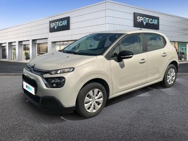 SPOTICAR Citroën C3 1.2 Puretech 83ch S&s Live 120g Occasion - Citadine Essence Beige Metal - Feignies - 1203888914_1
