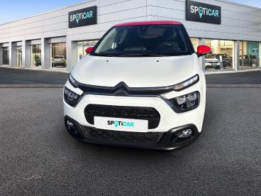 SPOTICAR Citroën C3 1.2 Puretech 110ch S&s Shine Eat6 Occasion - Citadine Essence Blanc Banquise (o) - Reims - 1203889012_2