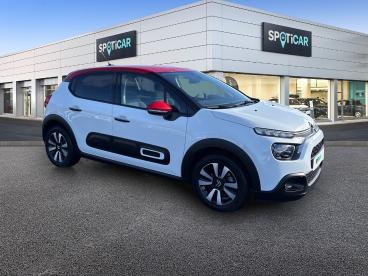 SPOTICAR Citroën C3 1.2 Puretech 110ch S&s Shine Eat6 Occasion - Citadine Essence Blanc Banquise (o) - Reims - 1203889012_3