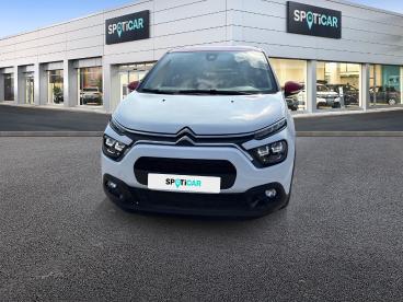 SPOTICAR Citroën C3 1.2 Puretech 83ch S&s Shine Occasion - Citadine Essence Blanc Banquise (o) - Rouge Aden - Reims - 1203891009_2