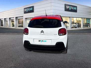 SPOTICAR Citroën C3 1.2 Puretech 83ch S&s Shine Occasion - Citadine Essence Blanc Banquise (o) - Rouge Aden - Reims - 1203891009_5