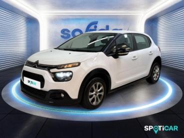 SPOTICAR Citroën C3 1.2 Puretech 83ch S&s Feel Occasion - Utilitaire Essence Blanc Banquise - Tille - 1203892740_1