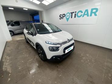 SPOTICAR Citroën C3 Bluehdi 100 S&s Bvm6 Shine Business Occasion - Citadine Diesel Blanc - Lormont - 1203893721_3