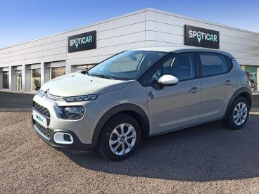 SPOTICAR Citroën C3 Puretech 83 Ch Bvm5 You Occasion - Citadine Essence Beige Clair - Poussay - 1203895511_1