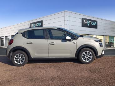 SPOTICAR Citroën C3 Puretech 83 Ch Bvm5 You Occasion - Citadine Essence Beige Clair - Poussay - 1203895511_4