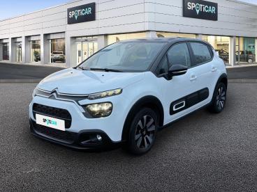 SPOTICAR Citroën C3 Bluehdi 100 S&s Bvm6 Shine Occasion - Citadine Diesel Blanc - Saint Maximin - 1203896008_1