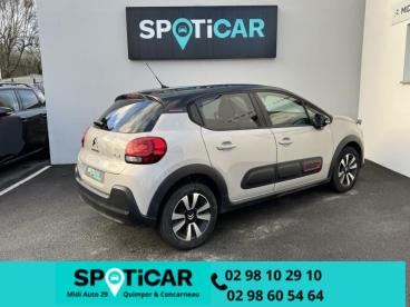 SPOTICAR Citroën C3 1.2 Puretech 110 C-series Occasion - Citadine Essence Sable (n) - Quimper - 1203896694_4