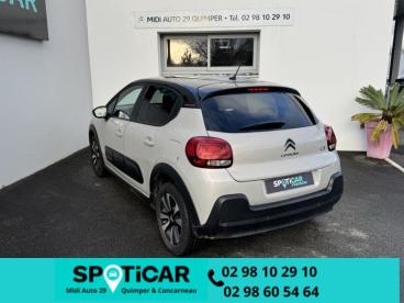 SPOTICAR Citroën C3 1.2 Puretech 110 C-series Occasion - Citadine Essence Sable (n) - Quimper - 1203896694_5