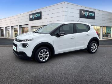 SPOTICAR Citroën C3 1.5 Bluehdi 100ch S&s Feel Business Occasion - Citadine Diesel Blanc Banquise (o) - Reims - 1203902189_1