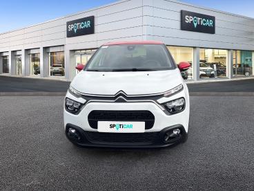 SPOTICAR Citroën C3 1.2 Puretech 83ch S&s Shine Occasion - Citadine Essence Blanc Banquise (o) - Reims - 1203902191_2