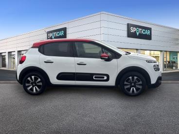 SPOTICAR Citroën C3 1.2 Puretech 83ch S&s Shine Occasion - Citadine Essence Blanc Banquise (o) - Reims - 1203902191_4