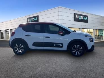 SPOTICAR Citroën C3 1.2 Puretech 83ch S&s Shine Occasion - Citadine Essence Blanc Banquise (o) - Reims - 1203902192_4