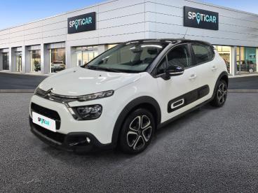 SPOTICAR Citroën C3 Puretech 110 S&s Eat6 Shine Occasion - Citadine Essence Blanc - Montmorot - 1203903158_1