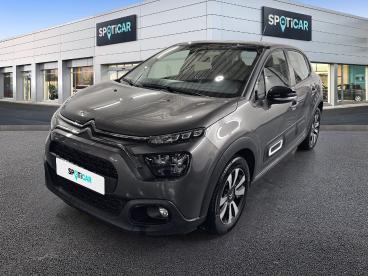 SPOTICAR Citroën C3 Puretech 83 S&s Bvm5 Shine Occasion - Citadine Essence Gris - Besancon - 1203918100_1