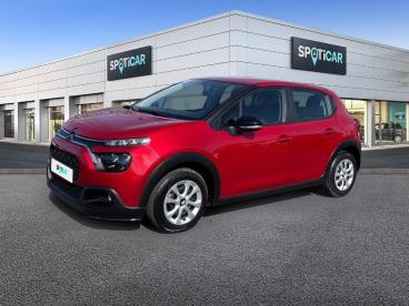 SPOTICAR Citroën C3 1.5 Bluehdi 100ch S&s You Occasion - Citadine Diesel Rouge Elixir (s) - Reims - 1203918697_1