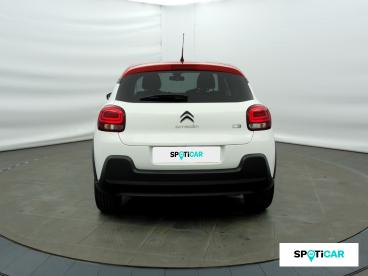 SPOTICAR Citroën C3 1.2 Puretech 83ch S&s Shine Occasion - Citadine Essence Blanc Banquise (o) - Rouge Aden - Bourgoin Jallieu - 1203918716_5