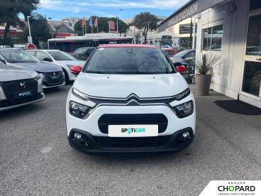 SPOTICAR Citroën C3 Puretech 83 S&s Bvm5 Shine Occasion - Citadine Essence Blanc - Antibes - 1203919584_2