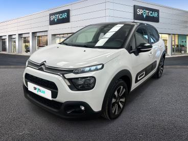 SPOTICAR Citroën C3 Bluehdi 100 S&s Bvm6 Shine Business Occasion - Citadine Diesel Blanc - Lormont - 1203923352_1