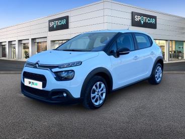 SPOTICAR Citroën C3 1.5 Bluehdi 100ch S&s Feel E6.d Occasion - Citadine Diesel Blanc Banquise (o) - Reims - 1203924648_1