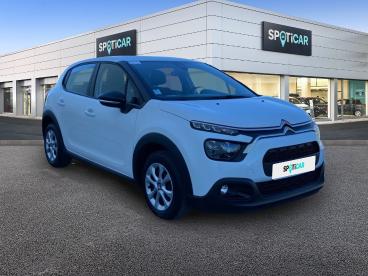 SPOTICAR Citroën C3 1.5 Bluehdi 100ch S&s Feel E6.d Occasion - Citadine Diesel Blanc Banquise (o) - Reims - 1203924648_3