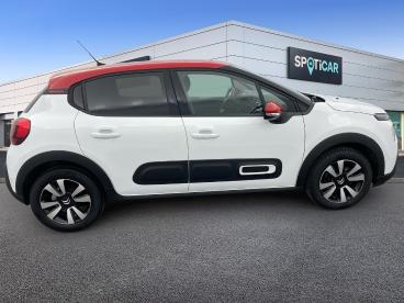 SPOTICAR Citroën C3 Puretech 83 Ch Bvm5 Plus Occasion - Citadine Essence Blanc Banquise - Bourgoin Jallieu - 1203924712_4