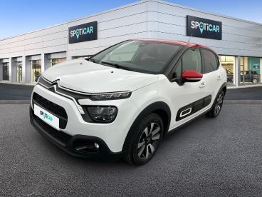 SPOTICAR Citroën C3 Puretech 83 Ch Bvm5 Plus Occasion - Citadine Essence Blanc Banquise - Bourgoin Jallieu - 1203924724_1