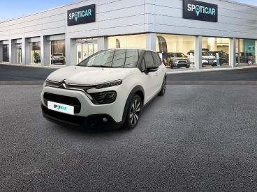 SPOTICAR Citroën C3 Puretech 83 S&s Bvm5 Shine Occasion - Citadine Essence Blanc - St Mitre Les Remparts - 1203926125_1