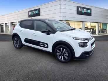 SPOTICAR Citroën C3 1.2 Puretech 83ch S&s Max Occasion - Citadine Essence Blanc - Reims - 1203926302_3