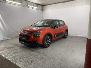 SPOTICAR Citroën C3 Puretech 110ch Shine S&s Occasion - Citadine Essence Orange Power - Noir Onyx - Illzach - 1203928790_1
