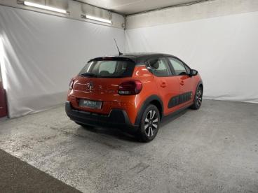 SPOTICAR Citroën C3 Puretech 110ch Shine S&s Occasion - Citadine Essence Orange Power - Noir Onyx - Illzach - 1203928790_4