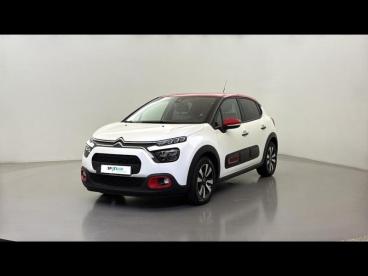 SPOTICAR Citroën C3 1.2 Puretech 83ch S&s Shine Pack 123g Occasion - Citadine Essence Blanc Banquise (o) - Rouge Aden - Champniers - 1203932283_1