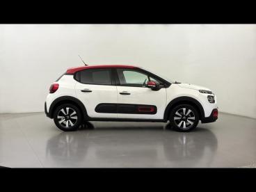 SPOTICAR Citroën C3 1.2 Puretech 83ch S&s Shine Pack 123g Occasion - Citadine Essence Blanc Banquise (o) - Rouge Aden - Champniers - 1203932283_4