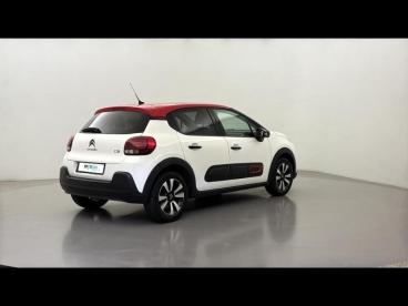 SPOTICAR Citroën C3 1.2 Puretech 83ch S&s Shine Pack 123g Occasion - Citadine Essence Blanc Banquise (o) - Rouge Aden - Champniers - 1203932283_5
