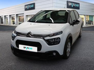 SPOTICAR Citroën C3 Bluehdi 100 S&s Bvm6 Feel Occasion - Citadine Diesel Blanc - Lormont - 1203933745_1