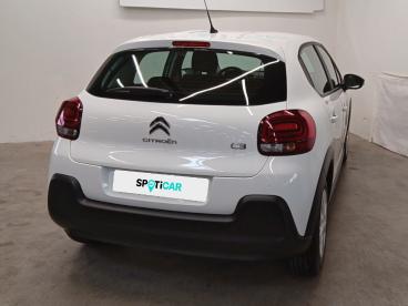 SPOTICAR Citroën C3 Bluehdi 100 S&s Bvm6 Feel Occasion - Citadine Diesel Blanc - Lormont - 1203933745_3
