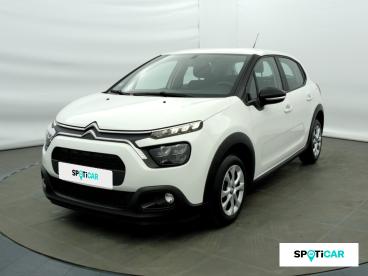 SPOTICAR Citroën C3 1.5 Bluehdi 100ch S&s Feel E6.d Occasion - Citadine Diesel Blanc Banquise (o) - Albertville - 1203934695_1
