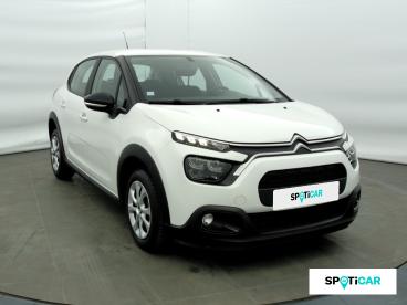 SPOTICAR Citroën C3 1.5 Bluehdi 100ch S&s Feel E6.d Occasion - Citadine Diesel Blanc Banquise (o) - Albertville - 1203934695_3