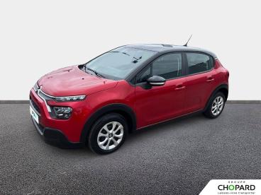 SPOTICAR Citroën C3 Bluehdi 100 S&s Bvm6 Feel Occasion - Citadine Diesel Rouge - La Chapelle Saint Luc - 1203937800_1