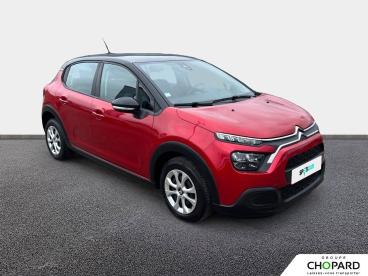 SPOTICAR Citroën C3 Bluehdi 100 S&s Bvm6 Feel Occasion - Citadine Diesel Rouge - La Chapelle Saint Luc - 1203937800_3
